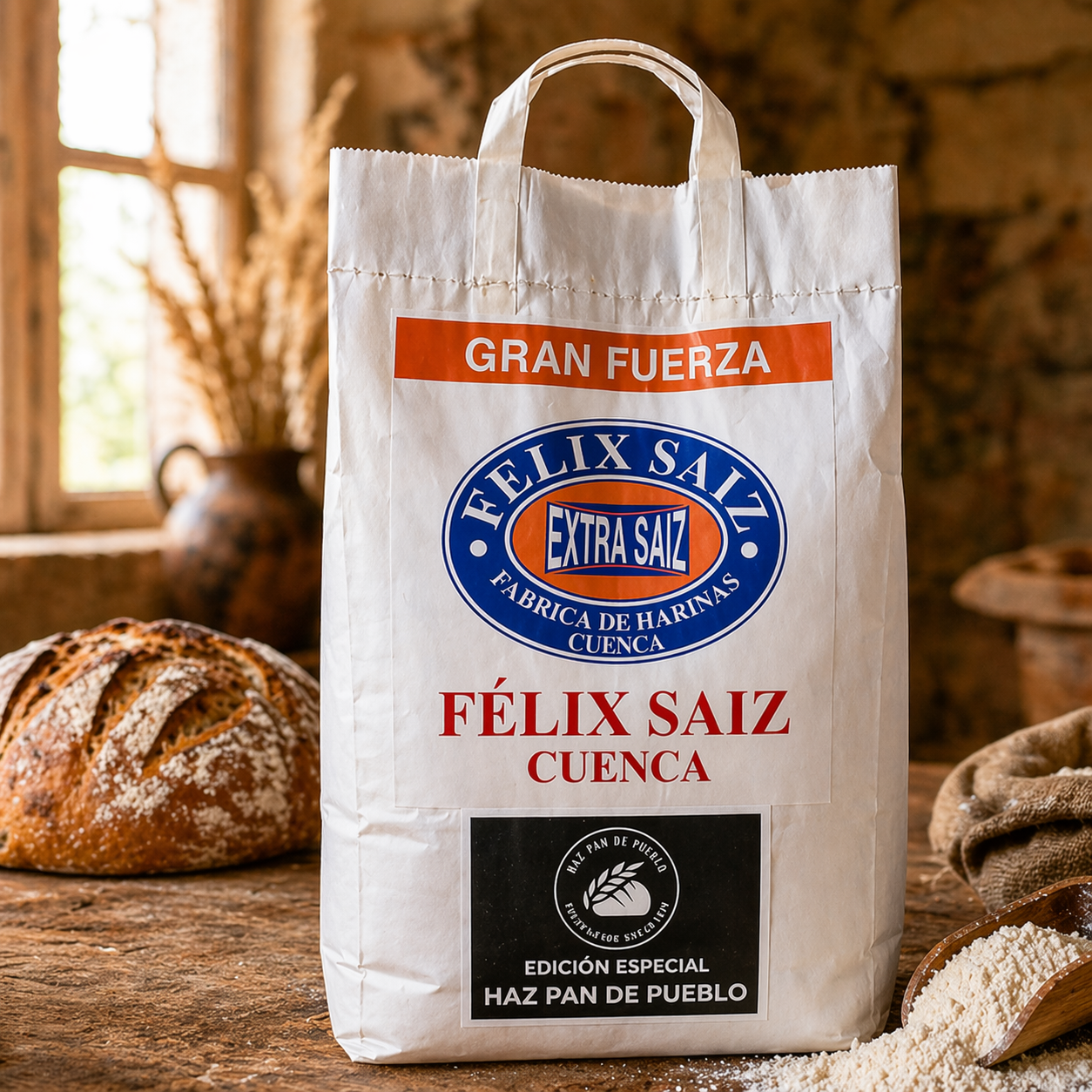 Harina panadera para masa madre